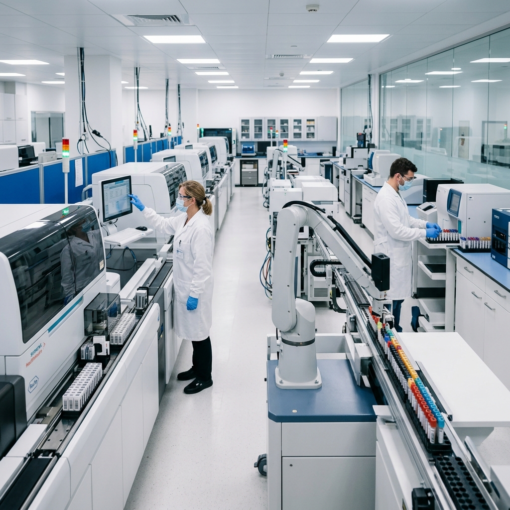 Automated laboratory workflow used for plasmid sequencing and analysis