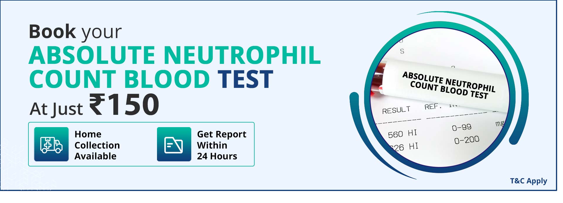 Absolute neutrophil count blood test