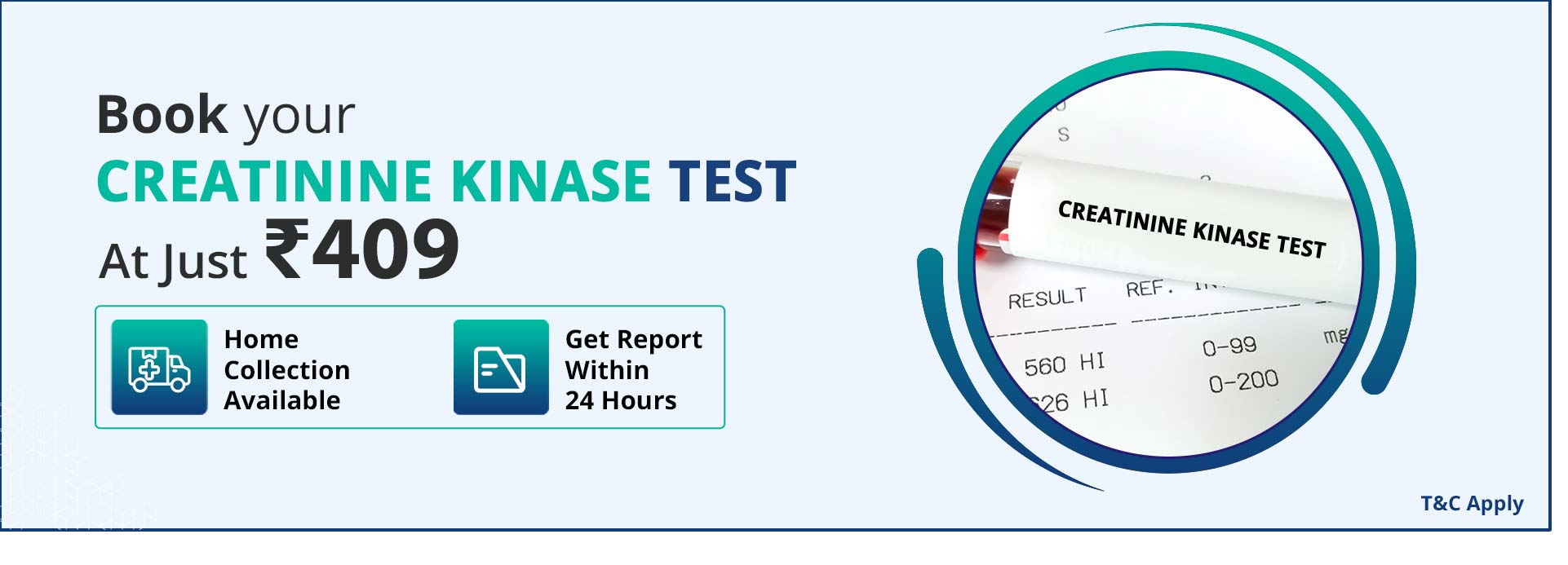 Creatinine kinase test